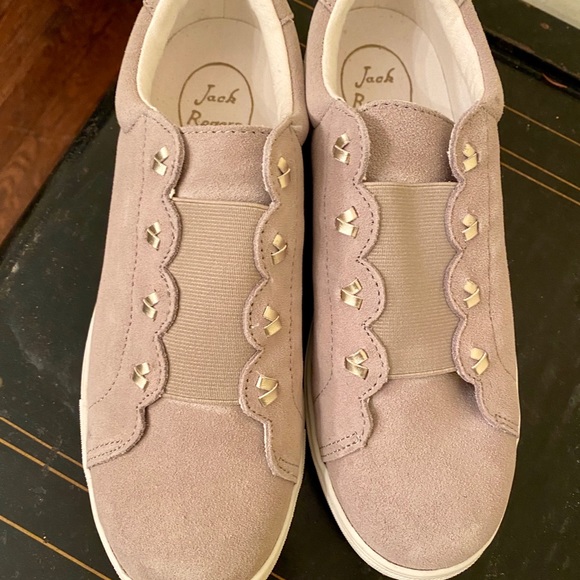 Jack Rogers Shoes - Jack Rogers Rye Sneaker Size 7.5M Gray/Blush